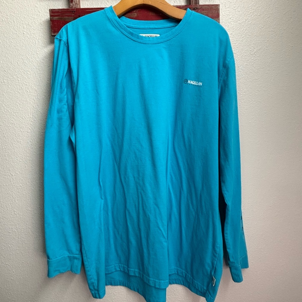 Magellan Outdoors Teal‎ Boyfriend Fit Shirt